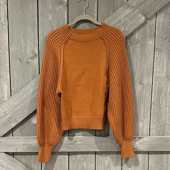 Anthropologie Maeve copper bubble sleeve - Picture 2 of 4